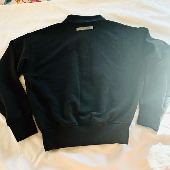 Essential Fear of God boys collard sweatshirt boys size 6/7 - Picture 3 of 5